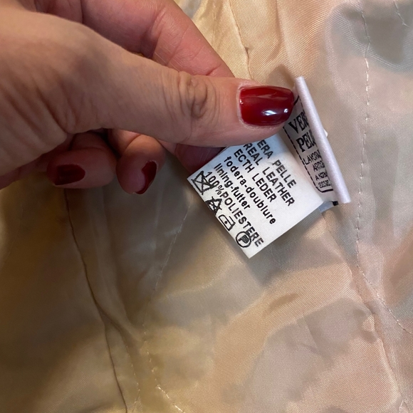 Real Leather Colorful Jacket Size M - Picture 4 of 4